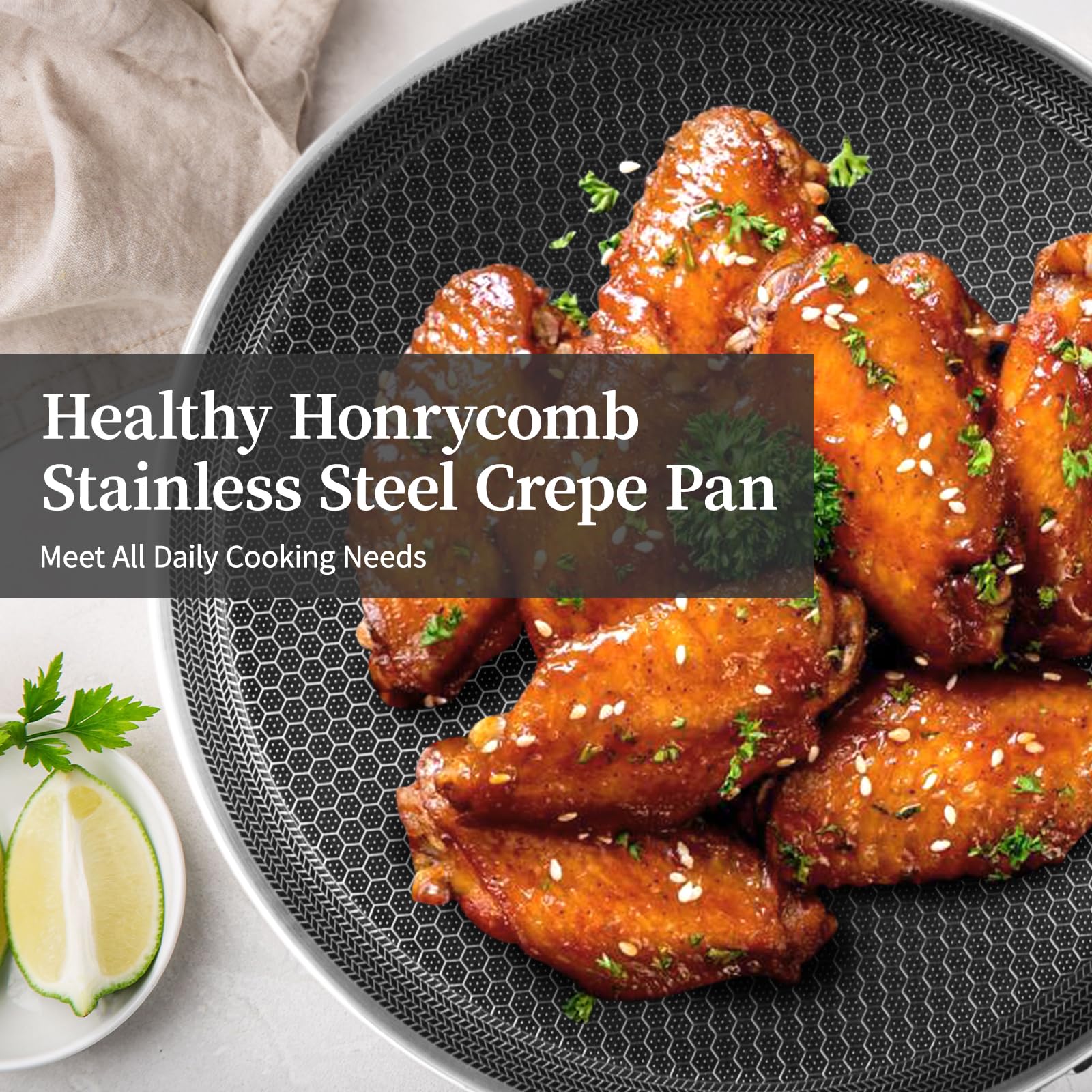 Innerwell crepe pan supports versatile recipes like crepes tortillas and dosas