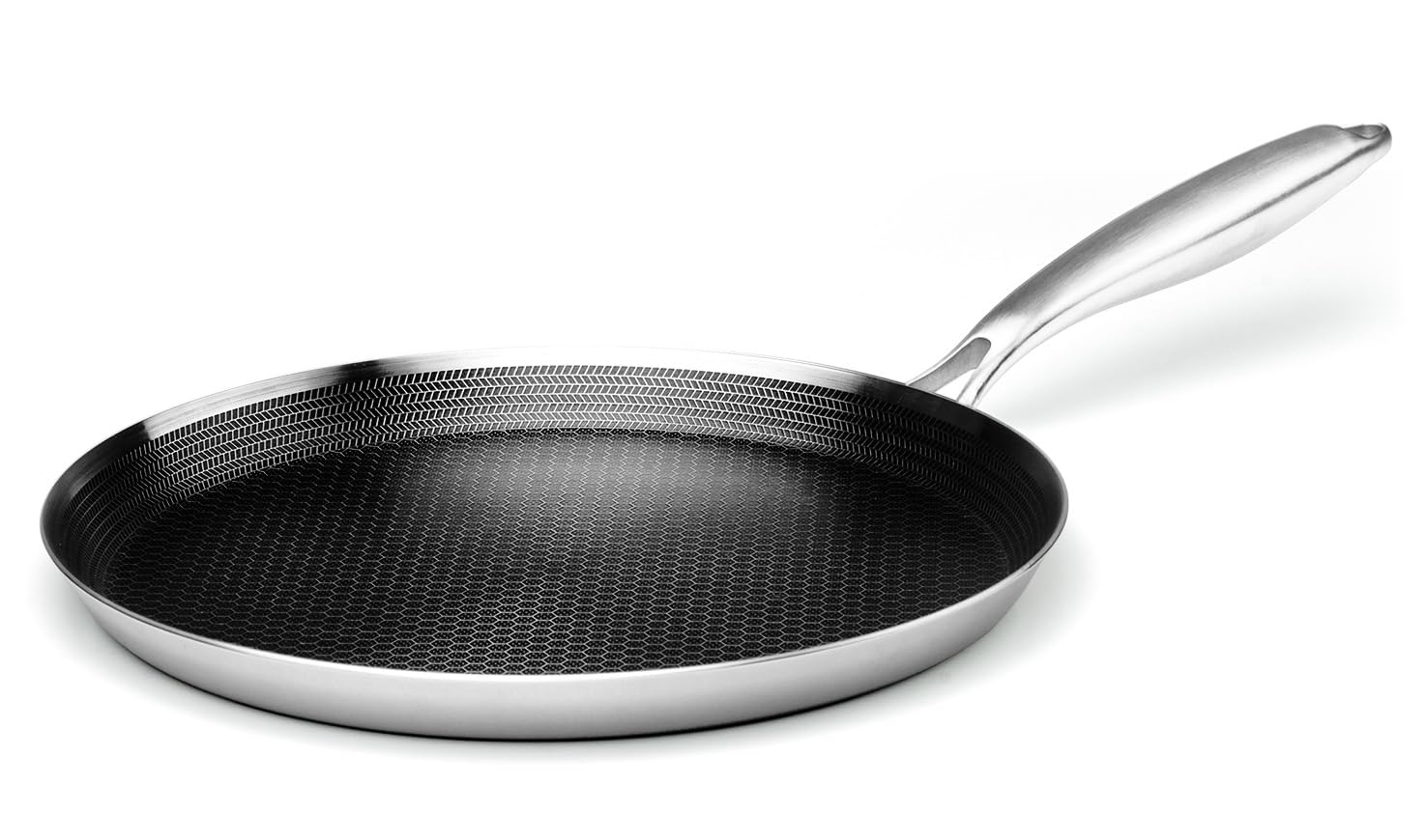 Innerwell 12-inch crepe pan with honeycomb coating for easy release