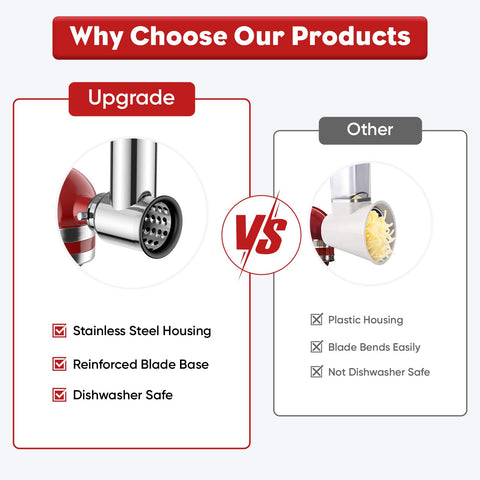 InnoMoon 3mm fine shredding blade for delicate toppings.