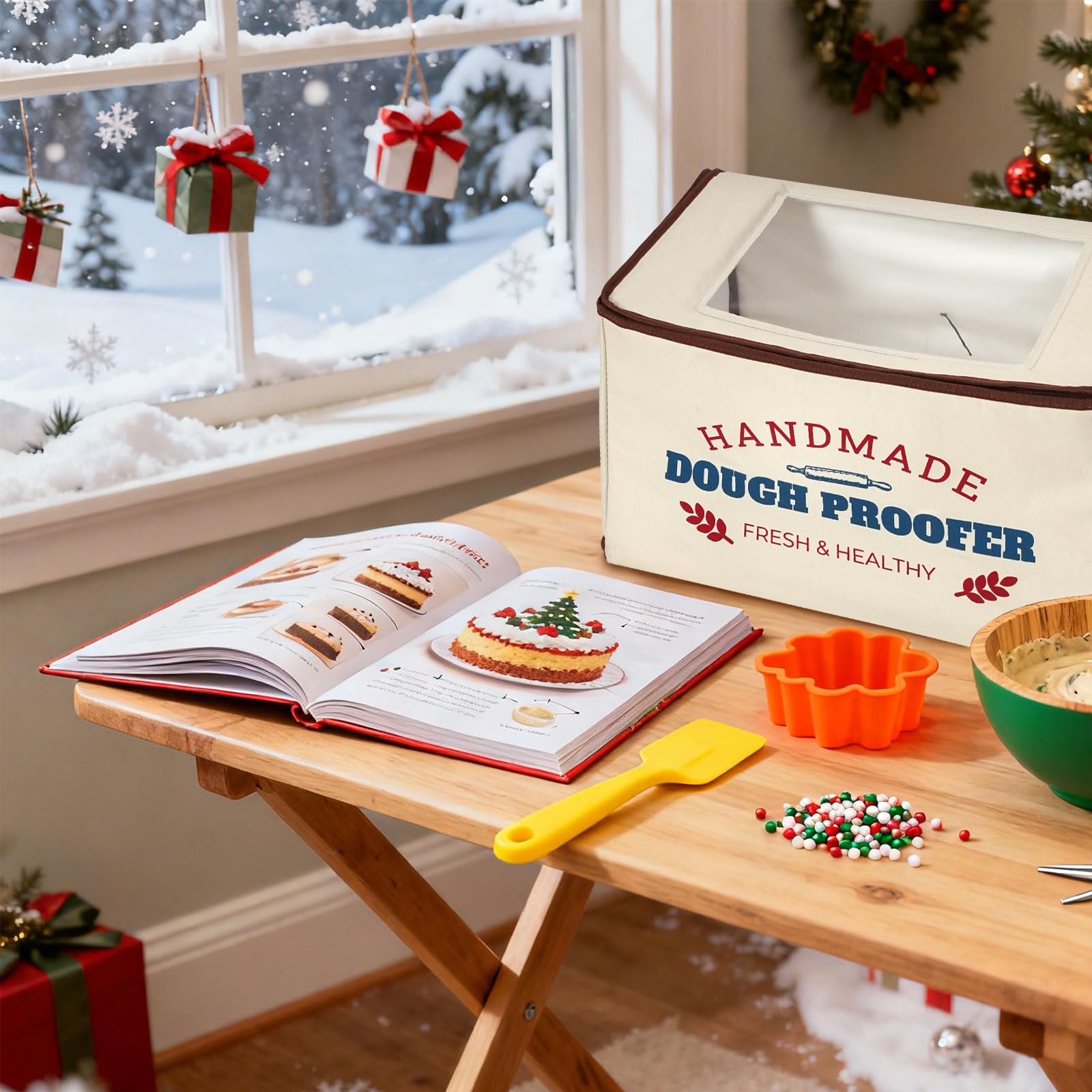 InnovifyHub 3-sided heat distribution ensures even fermentation for consistent dough