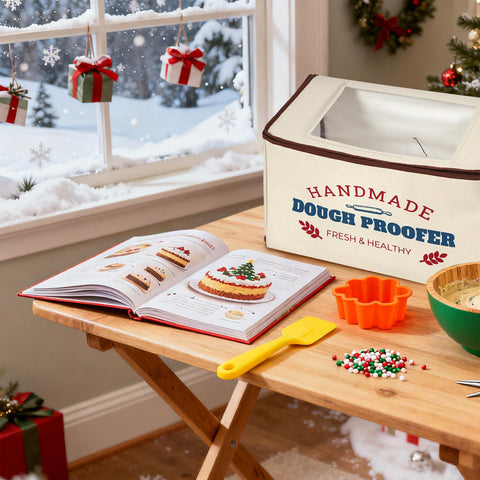 InnovifyHub 3-sided heat distribution ensures even fermentation for consistent dough