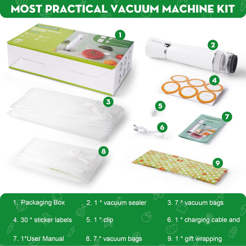 Innoworld vacuum sealer portable for travel and camping use