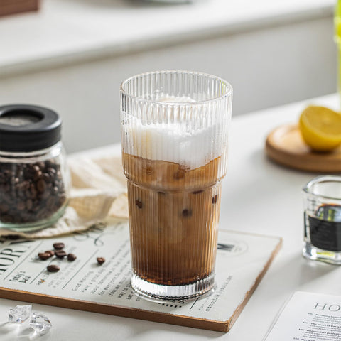 INSETLAN clear glass tumblers offer a premium look for home and office.