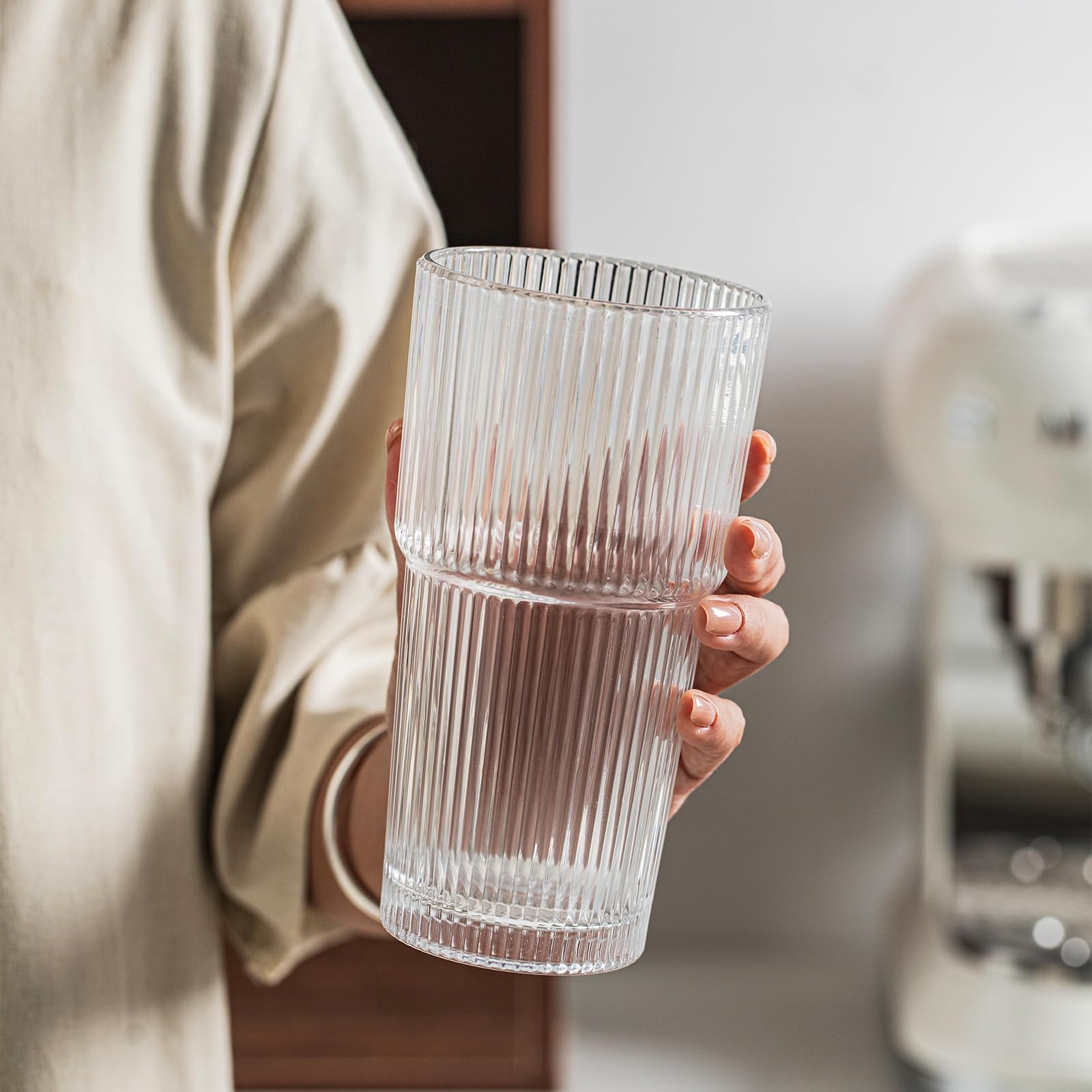 INSETLAN 20oz tumblers great for cold brew, water, and cocktails with ample ice.