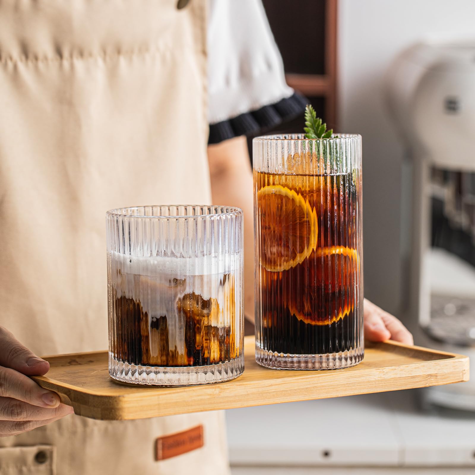 INSETLAN origami-style glass design adds European retro flair.