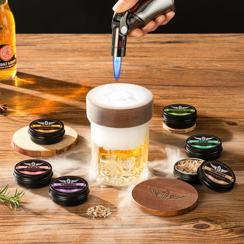 INSISART cocktail smoker kit is easy to use for quick smoke infusions.
