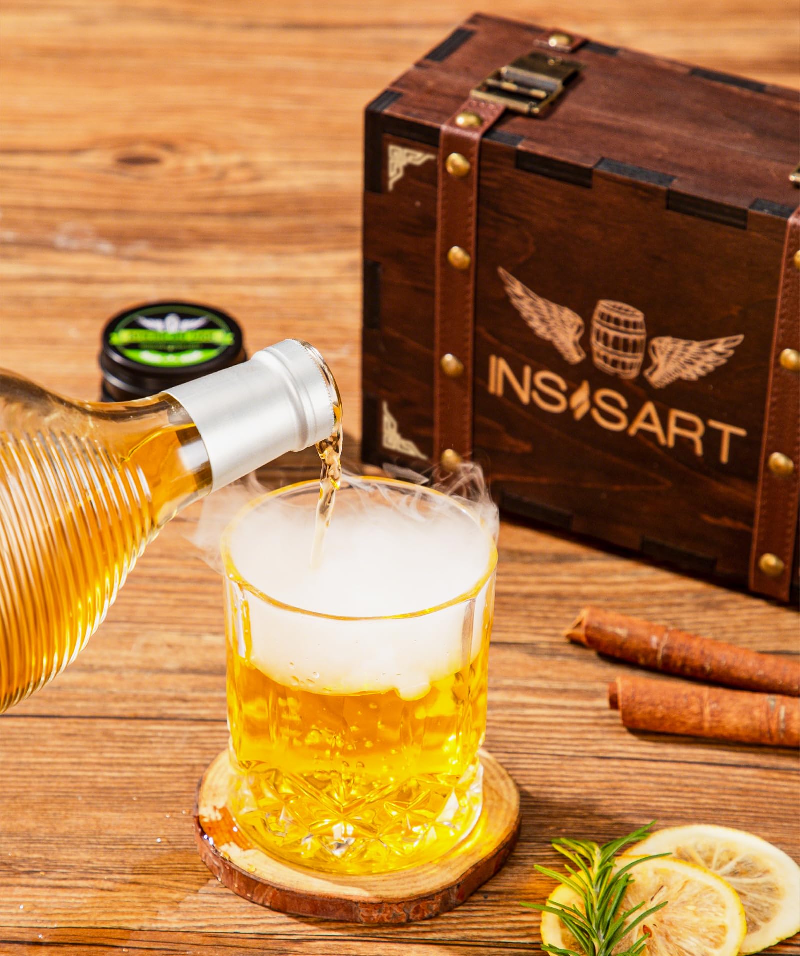 INSISART smoker kit ready for outdoor use during a picnic or adventure.