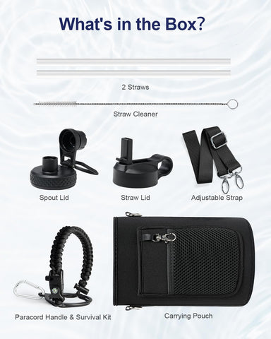 INSPI bottle with shoulder pouch enables hands-free carrying
