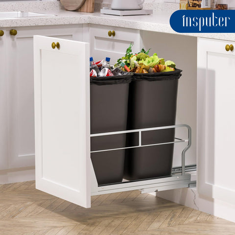 Insputer bin not included; kit supports two 7–10 gallon bins