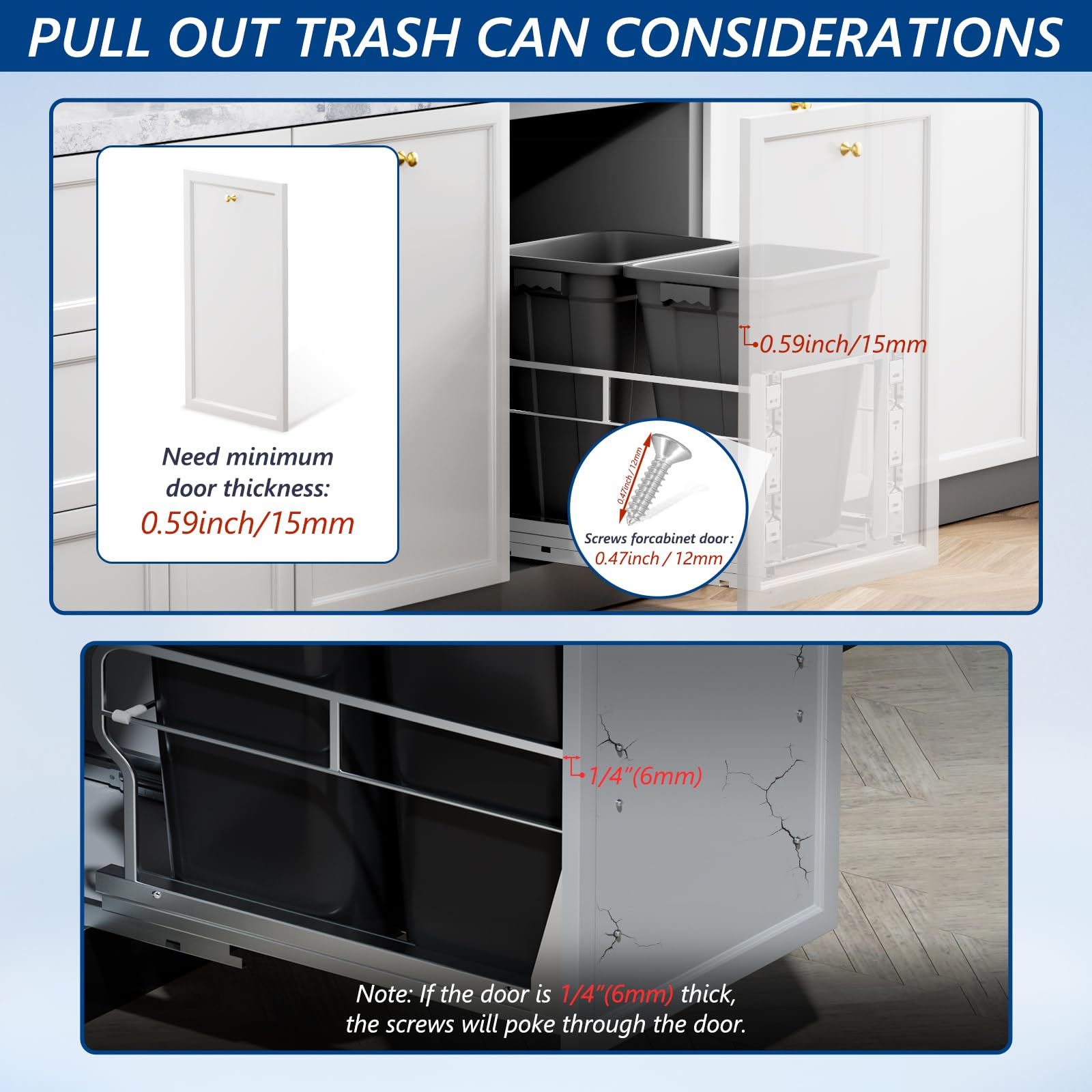 Insputer two-bin setup simplifies trash and recycling sorting