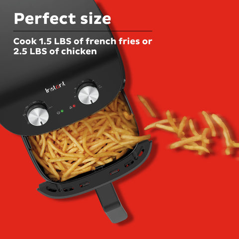 Instant Pot Essentials Air Fryer fast heating to golden finish