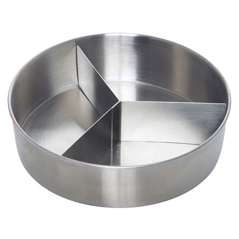 Instant Pot round nonstick pan for cake baking with easy release.