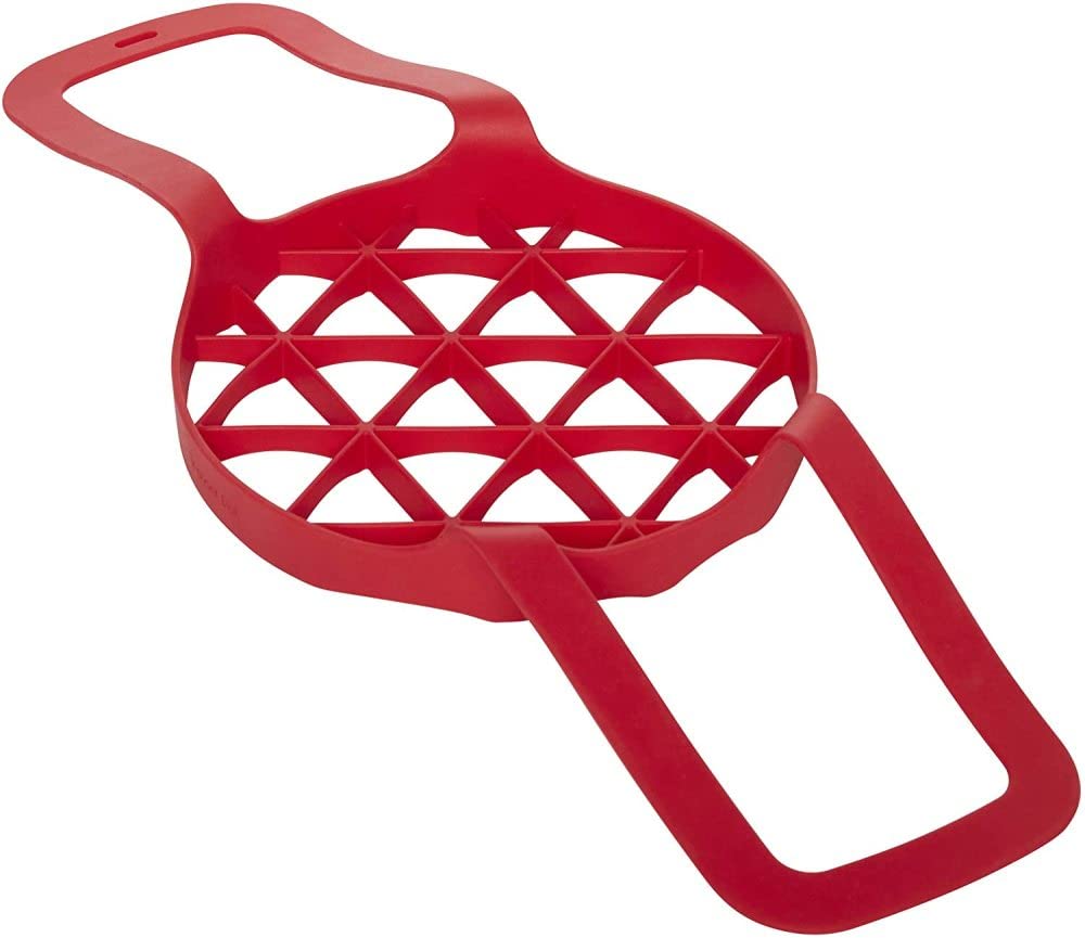 Instant Pot silicone bakeware sling elevates pans safely for easy removal.