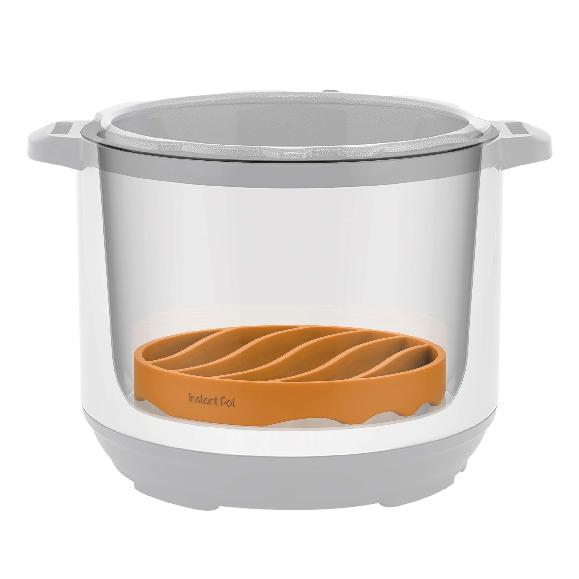 Instant Pot silicone roasting rack with non-stick surface for easy food release.