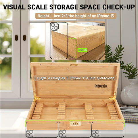Intarsio in-drawer organizer safely stores knives and small tools.