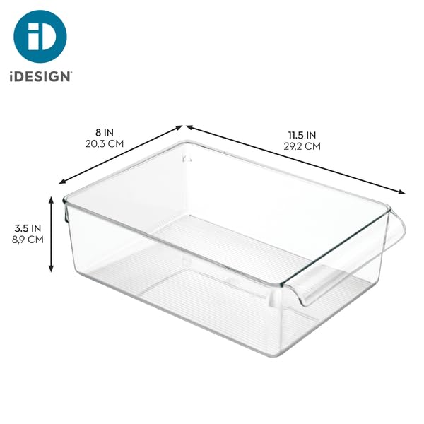 InterDesign Linus bin integrated handle for easy portability