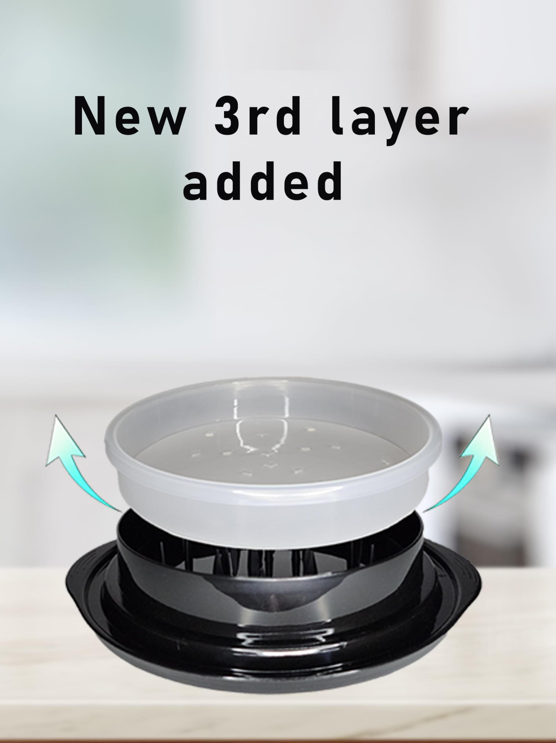 IntraValue chicken breast shredder twist handles close-up showing ergonomic grip
