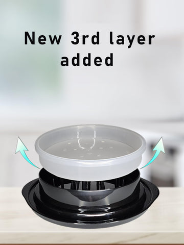 IntraValue chicken breast shredder twist handles close-up showing ergonomic grip