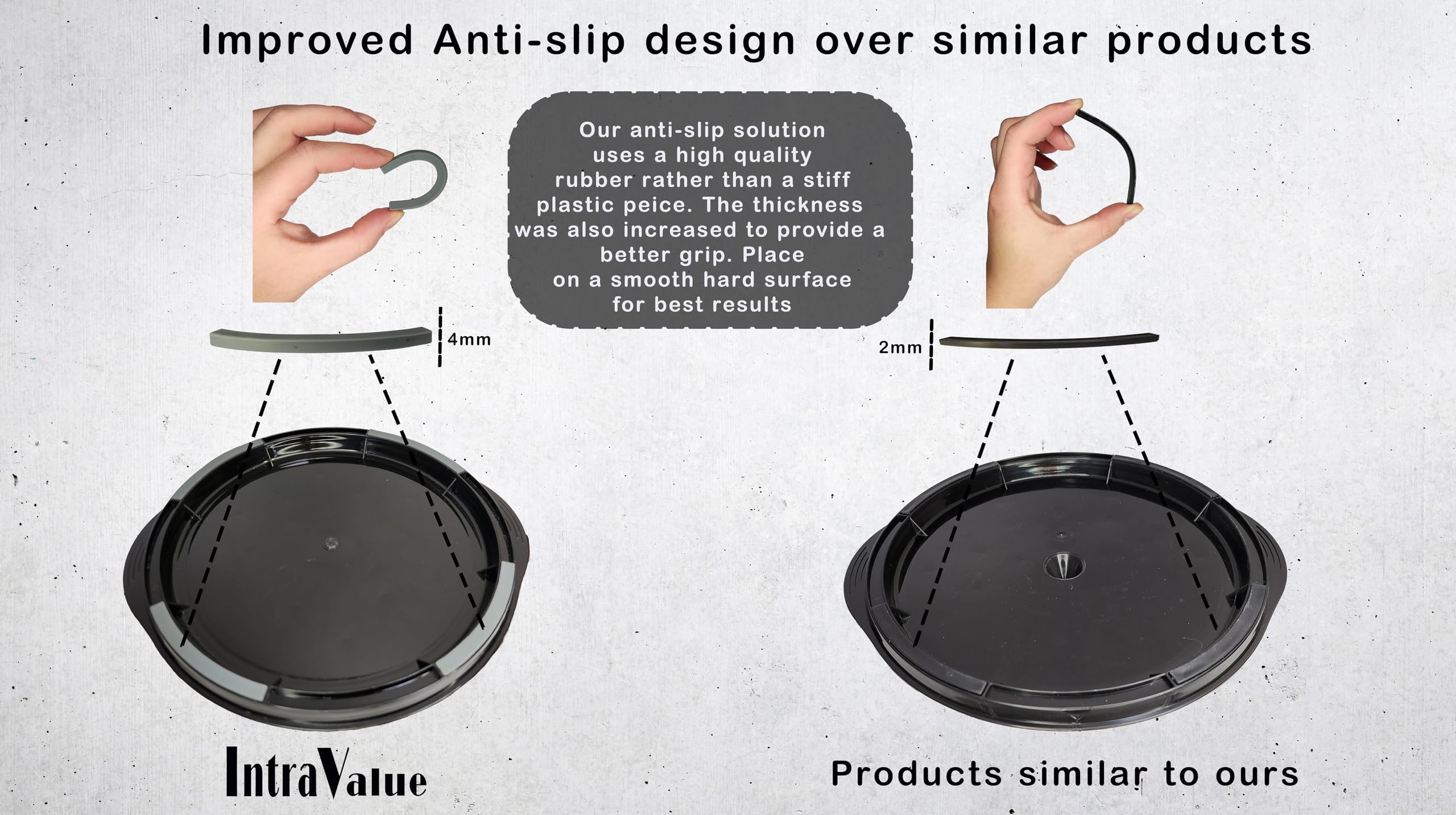 IntraValue chicken breast shredder twist removable tray enables clean shredding