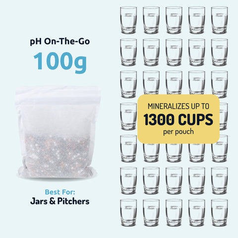 Invigorated Water pouch offers an eco-friendly travel solution.