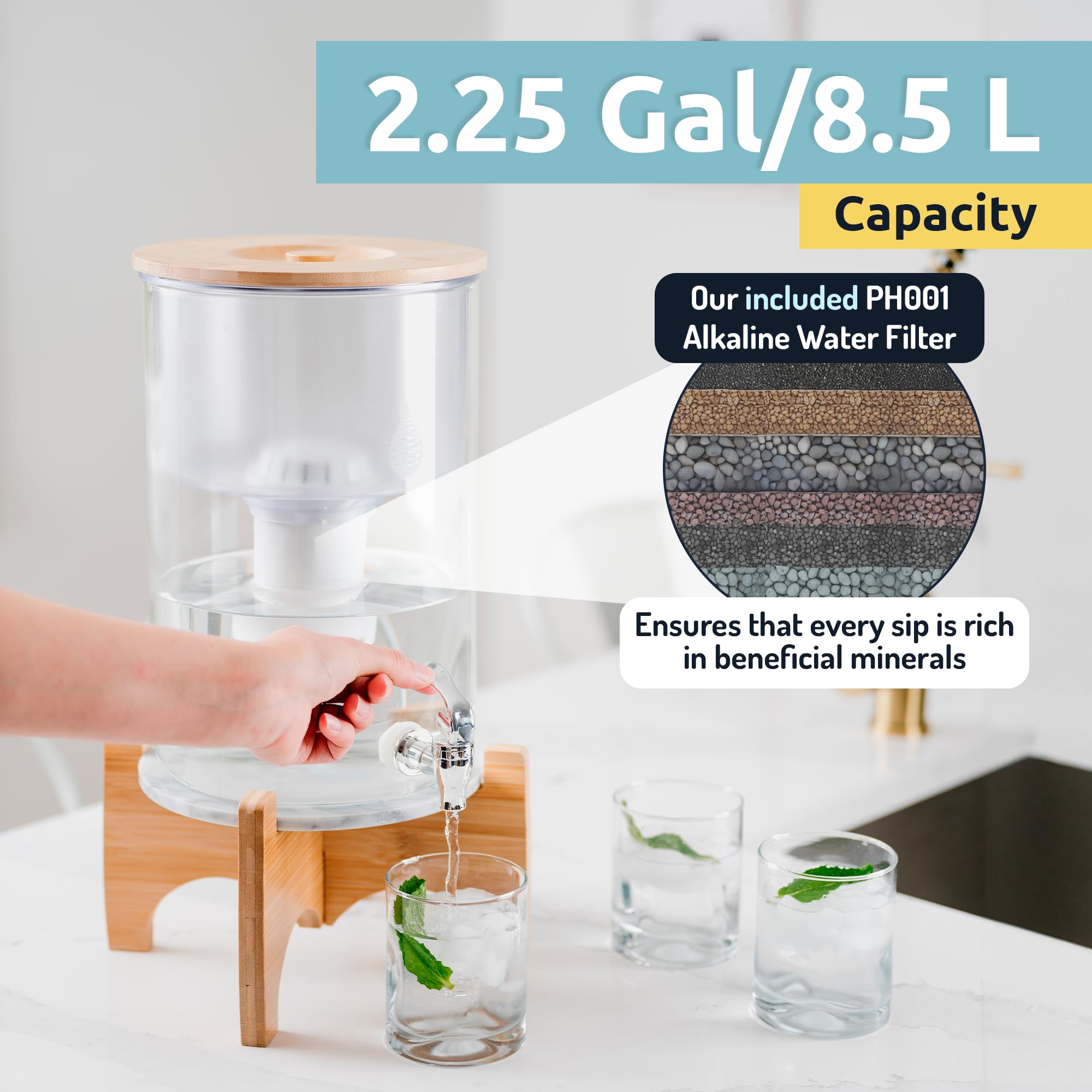 Invigorated Water Ph Recharge BPA-free, food-grade materials ensure safe hydration.