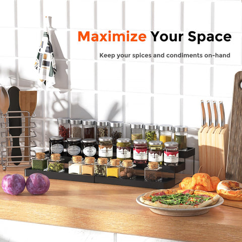 INVOCOO durable cabinet spice storage demonstrates sturdy construction.