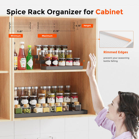 INVOCOO 3-tier visibility image highlights easy access to jars.