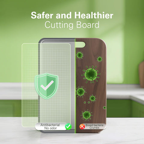 INZOO double-sided board for vegetable prep with non-porous surface