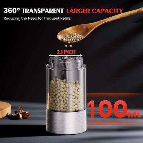 ioion large see-through container shows spice levels at a glance