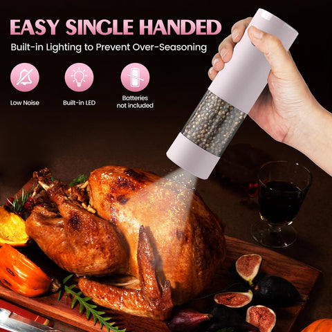 ioion pepper grinder large capacity reduces refills during meals