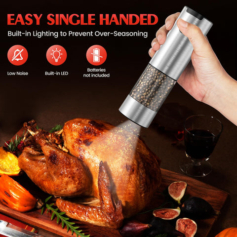 ioion stainless steel body grinder offers a durable modern look