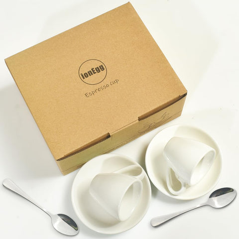 ionEgg pack of 2 espresso sets ready to gift