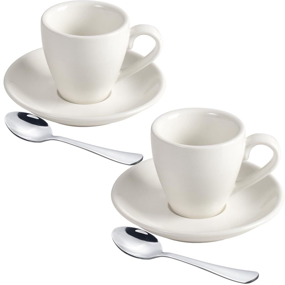 ionEgg porcelain espresso cup 80ml close-up showing smooth glaze and comfortable lip