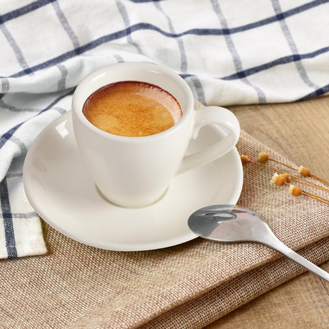 ionEgg stainless steel mini spoons paired with cups for effortless stirring