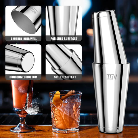 IOV cocktail recipe cards guide for crafting popular drinks at home.
