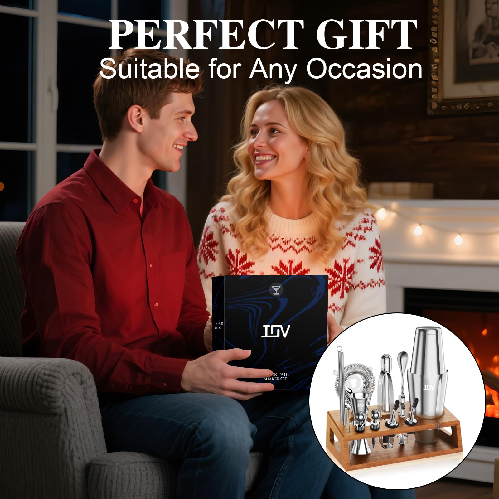 IOV gift-ready packaging makes this bar kit ideal for weddings and holidays