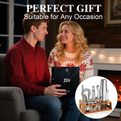 IOV gift-ready packaging makes this bar kit ideal for weddings and holidays