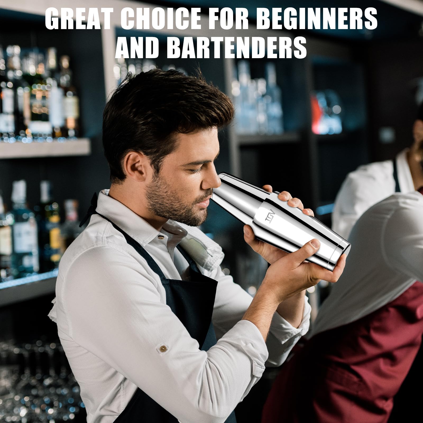 IOV shaker enables quick martini and margarita preparation for entertaining guests.