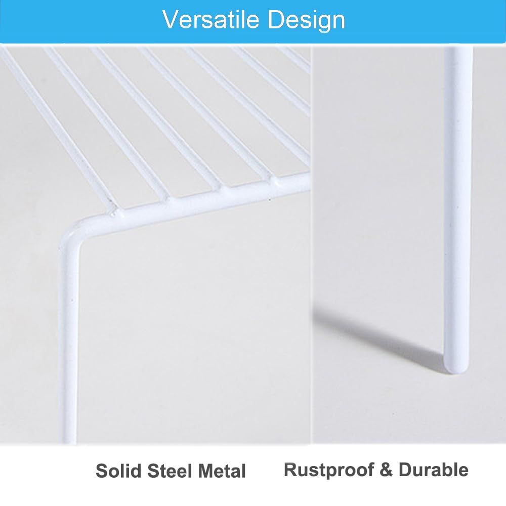 iPEGTOP cupboard shelf supports pots and pans with sturdy 57 lb capacity