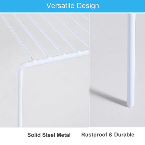 iPEGTOP cupboard shelf supports pots and pans with sturdy 57 lb capacity
