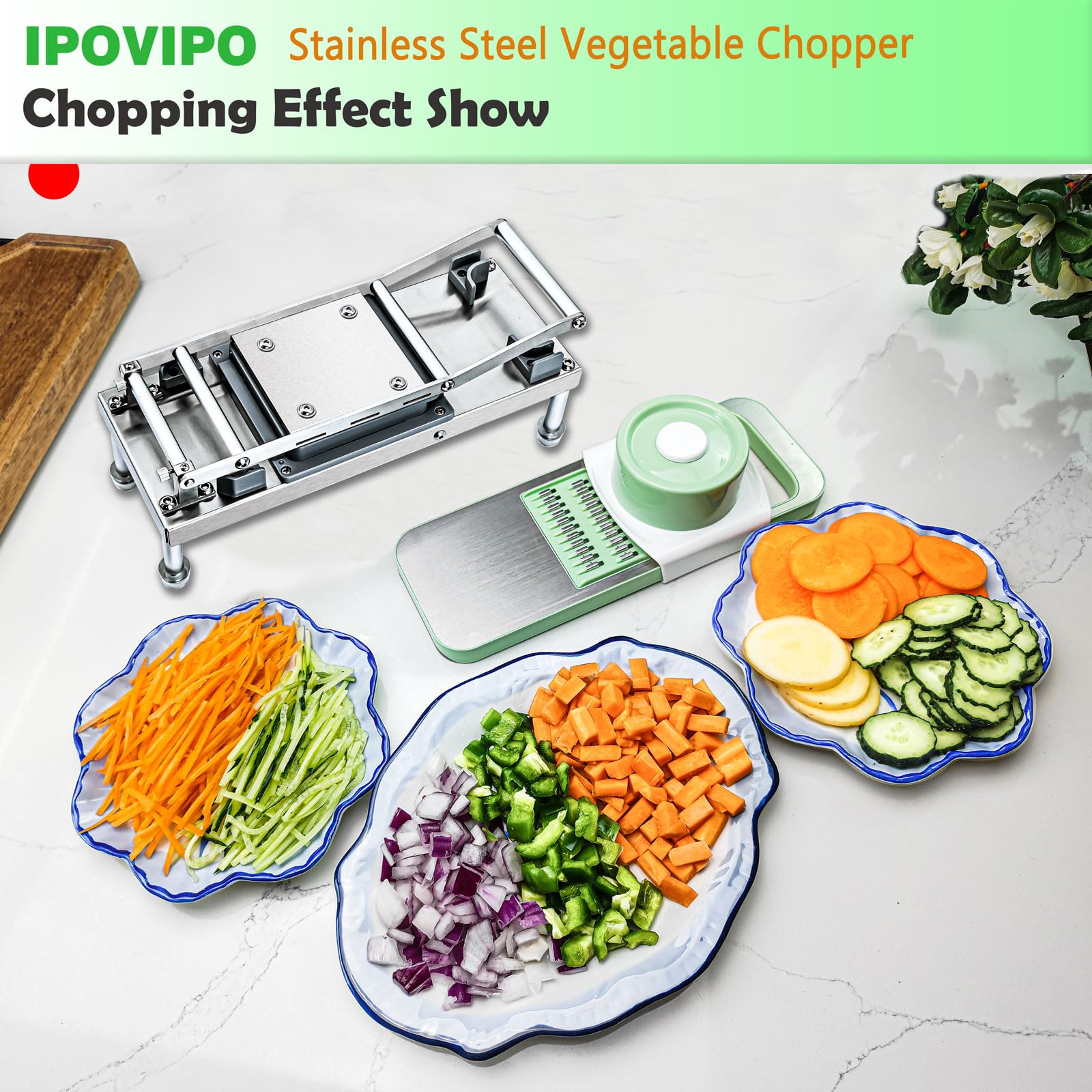 IPOVIPO ergonomic handle and blade cartridge for comfortable use.