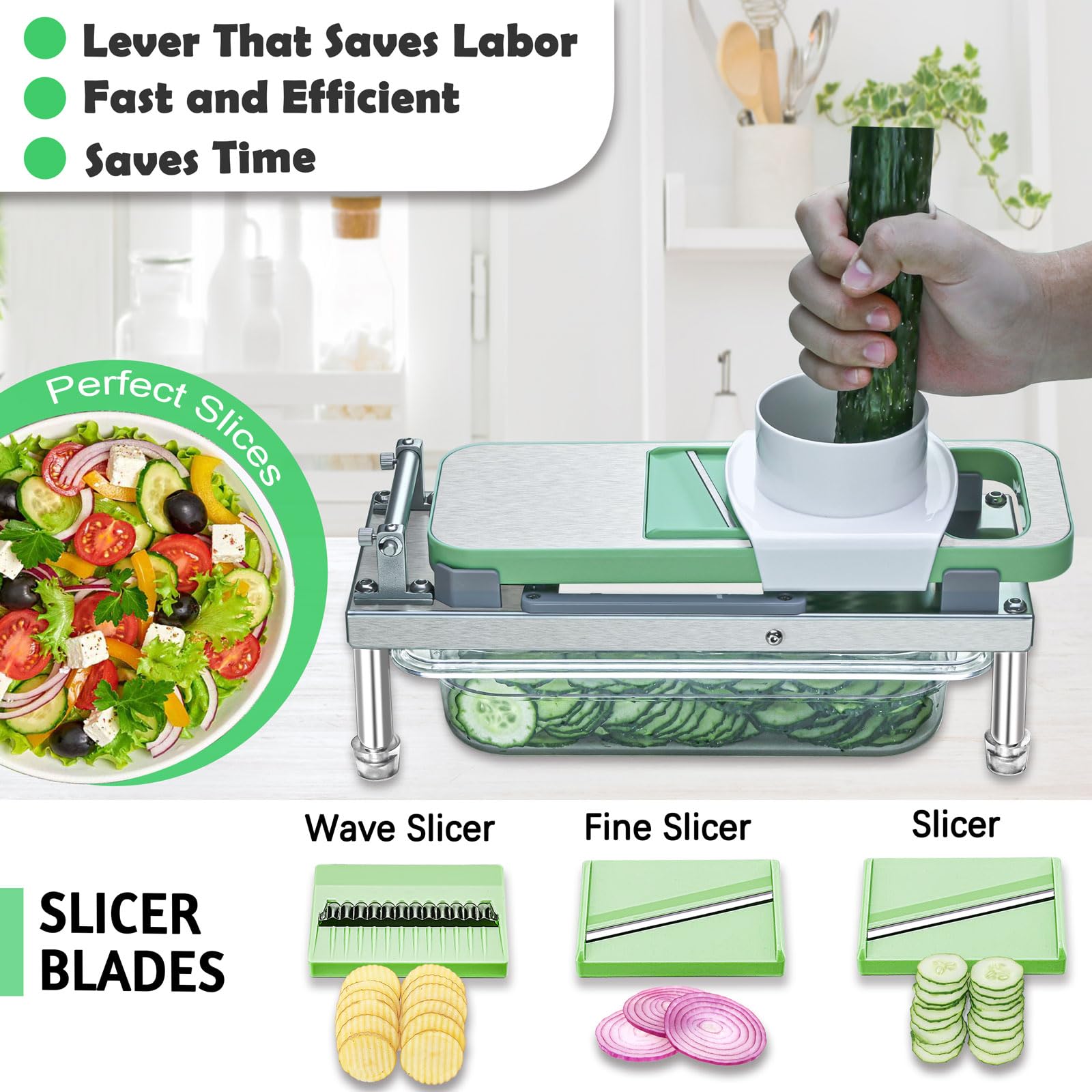 IPOVIPO onion dicer with container for mess-free chopping.