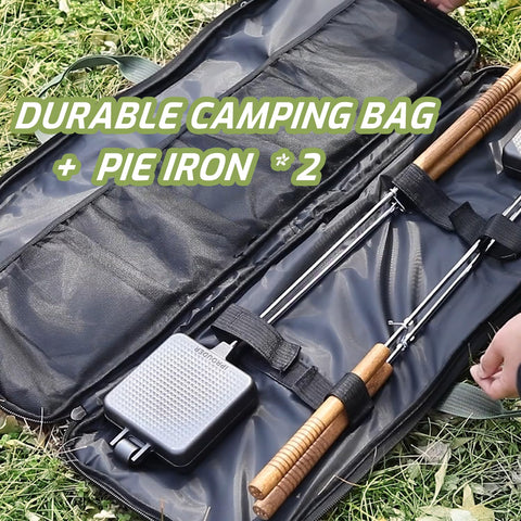 IPROUDER two pie irons in pack ideal for family campouts.