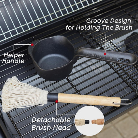 IPROUDER compact mini pots ideal for camping and stove-top melts