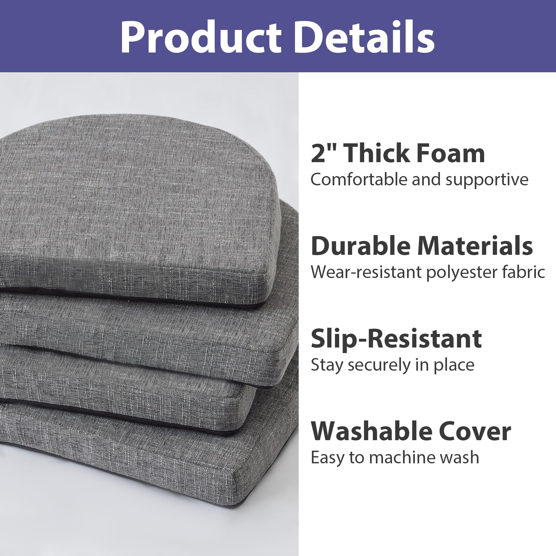 IPYNBAP removable cover close-up shows easy machine-wash fabric.