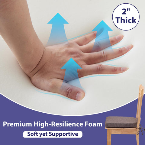 IPYNBAP non-slip bottom keeps cushions in place on any surface.