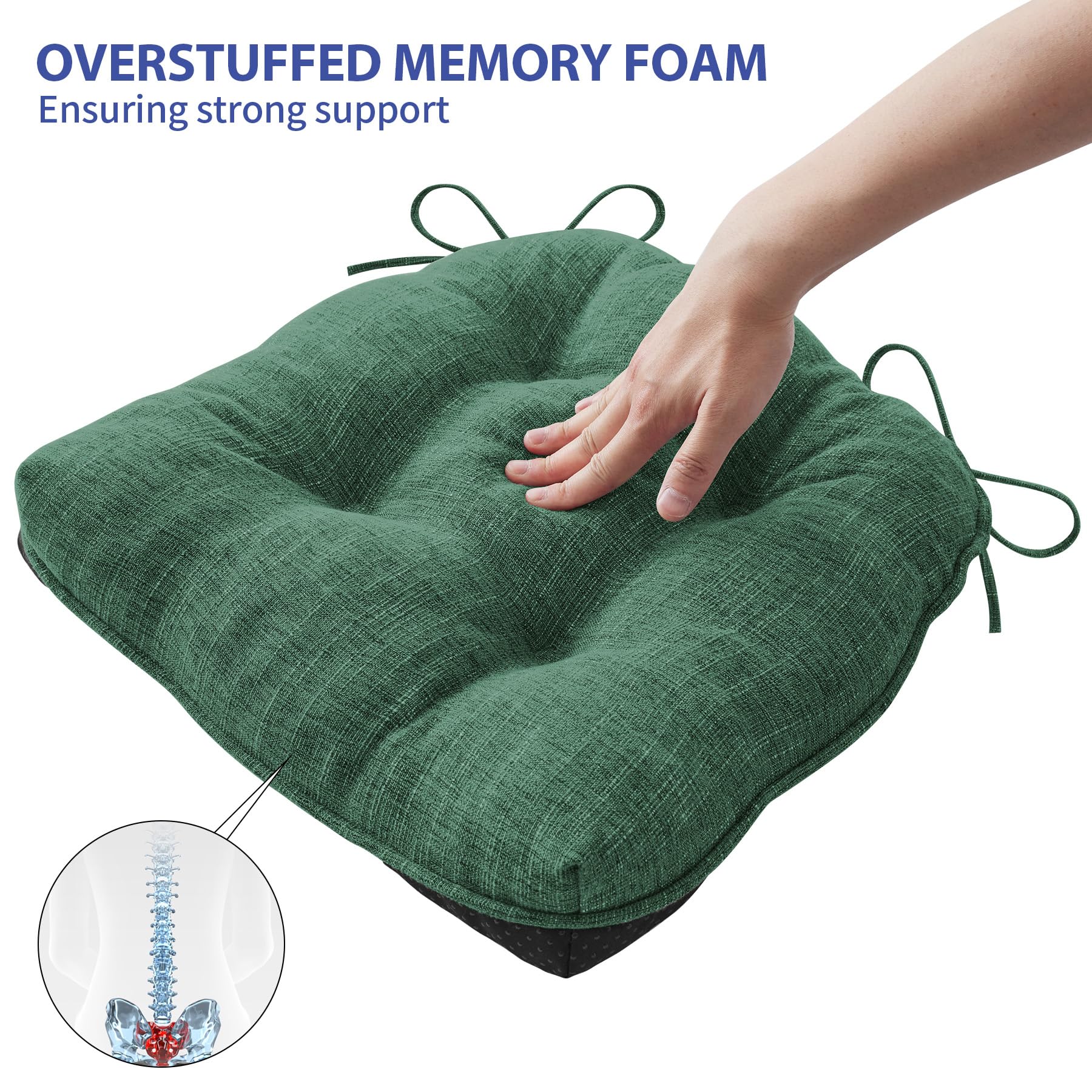 IPYNBAP cushions being wiped clean for easy care