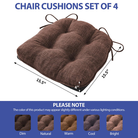 IPYNBAP kitchen chair cushion with non-slip backing secures any seat.
