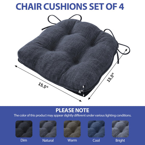 IPYNBAP memory foam seat cushions provide supportive comfort for long meals.