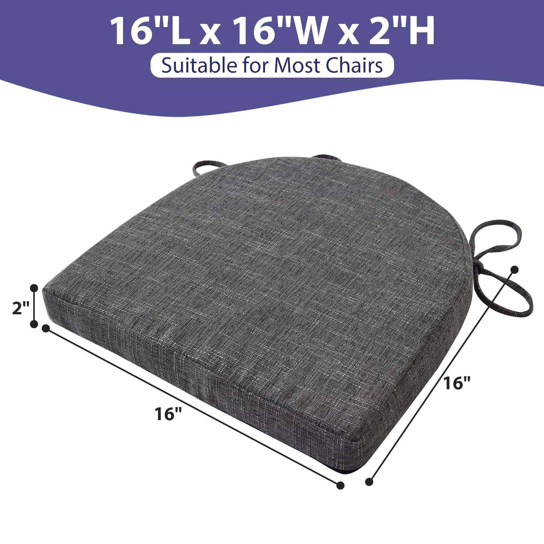 IPYNBAP side zipper prevents scratching of chair surfaces.